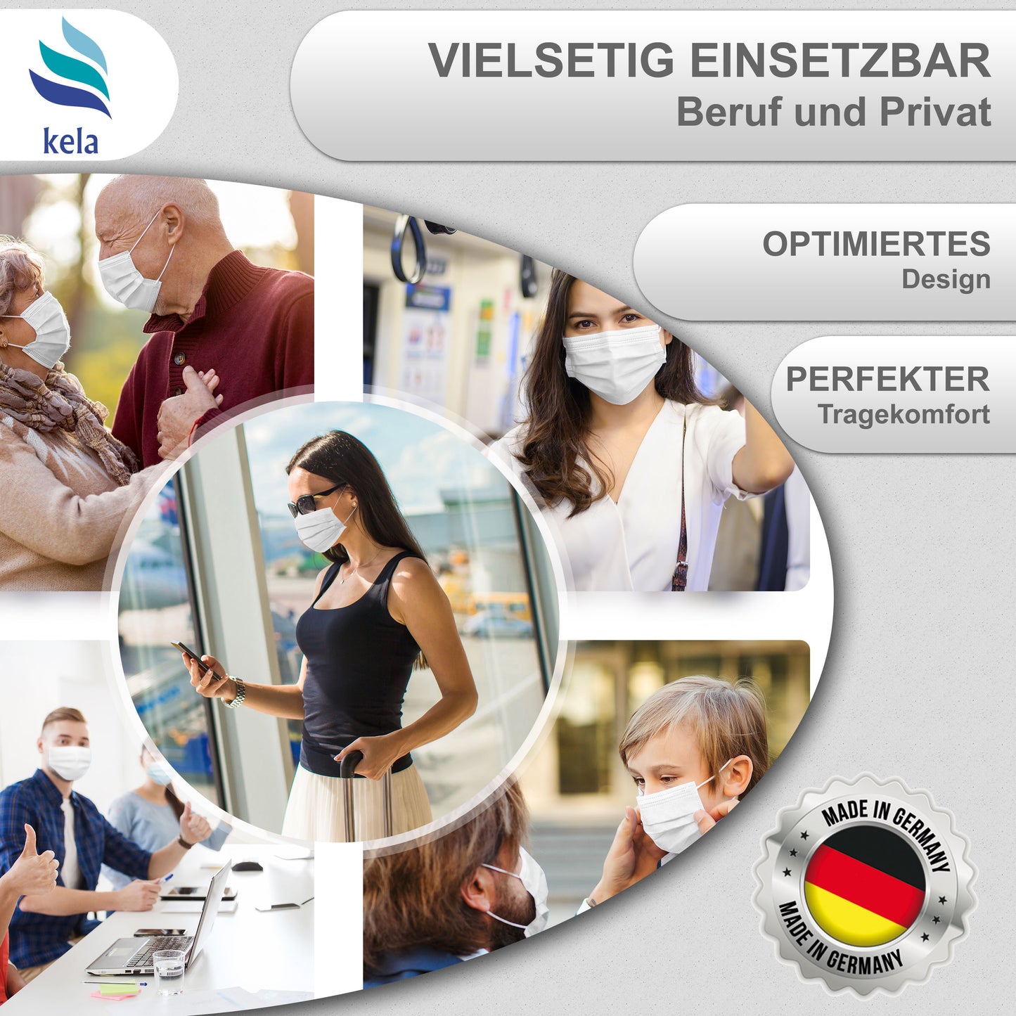 Medical surgical masks white