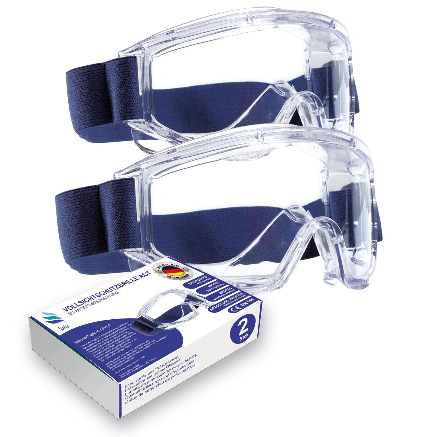 ACT full-vision safety goggles