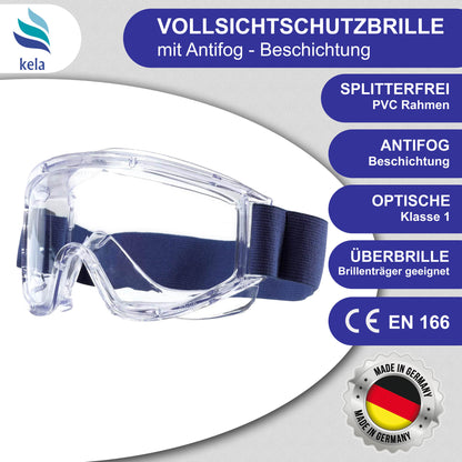 ACT full-vision safety goggles