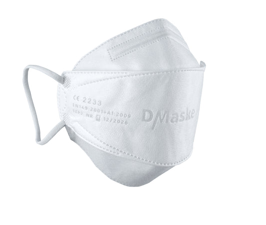 FFP2 respirator mask white