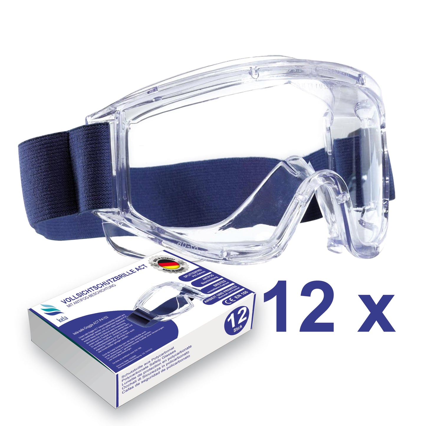 Lunettes de sécurité à vision intégrale ACT