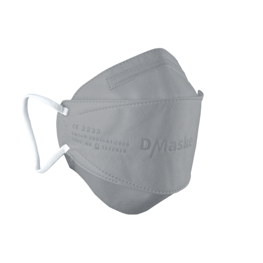 FFP2 respirator mask gray