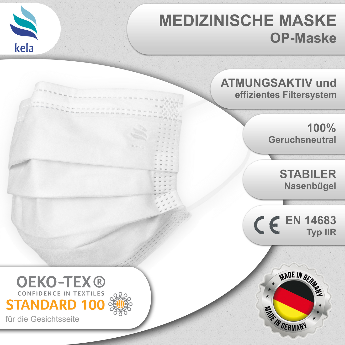 Medical surgical masks white